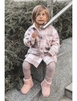 Dětské Teplé Sněhule Semišové Růžové Gooby Dětské Teplé Sněhule Semišové Růžové Gooby