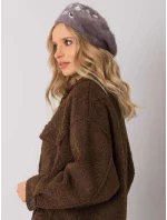 Dámská čepice BF38834 1 tmavě fialová Dámská čepice BF38834 1 tmavě fialová