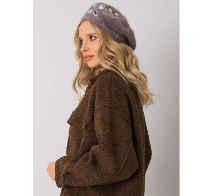 Dámská čepice BF38834 1 tmavě fialová Dámská čepice BF38834 1 tmavě fialová