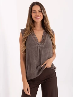 Bluzka MI BZ model 21717694 ciemny bezowy - FPrice