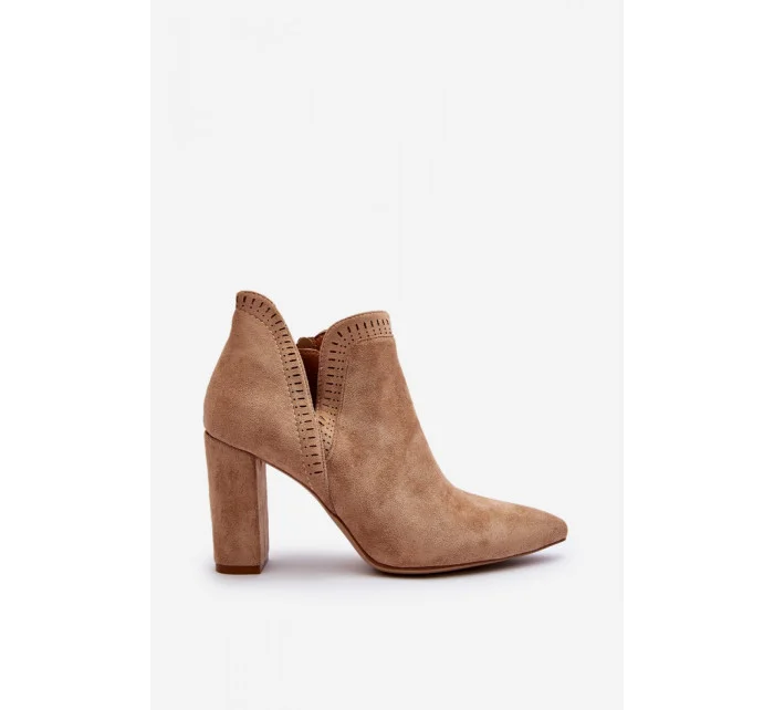 Boty na podpatku  model 192680 Step in style