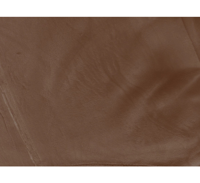 Dámská velurová souprava v barvě karamelu toffi (8C1173-157)