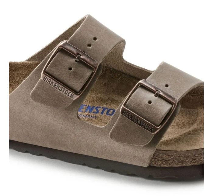 Birkenstock Arizona Soft Footbed Oiled Leather Tabacco Brown úzké žabky pro muže/dámy (0552813) Birkenstock Arizona Soft Footbed Oiled Leather Tabacco Brown úzké žabky pro muže/dámy (0552813)