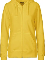 Neutral O 83301 Dámská mikina s kapucí z bio bavlny 77.8331 yellow