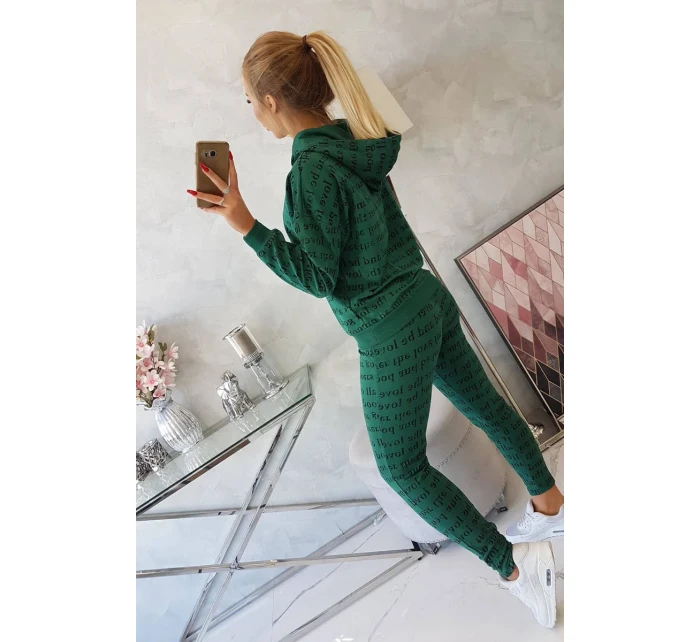 Zelená sada s potiskem