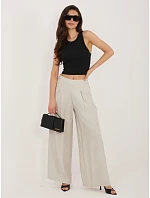 Kalhoty D60103M62449E1 světle béžové Kalhoty D60103M62449E1 světle béžové