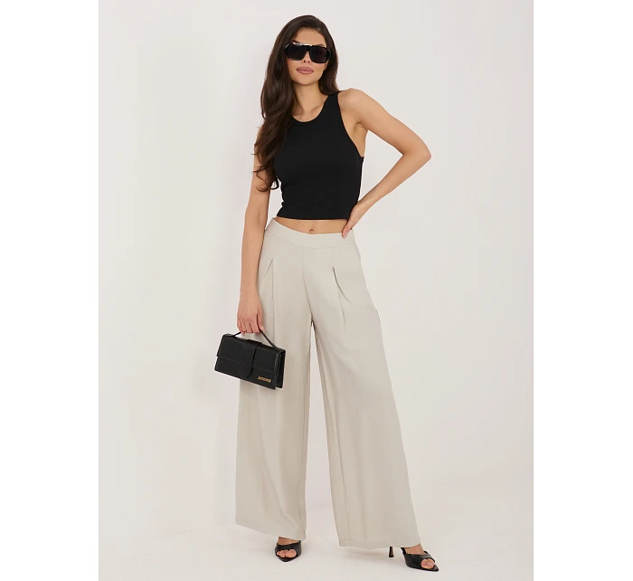 Kalhoty D60103M62449E1 světle béžové Kalhoty D60103M62449E1 světle béžové