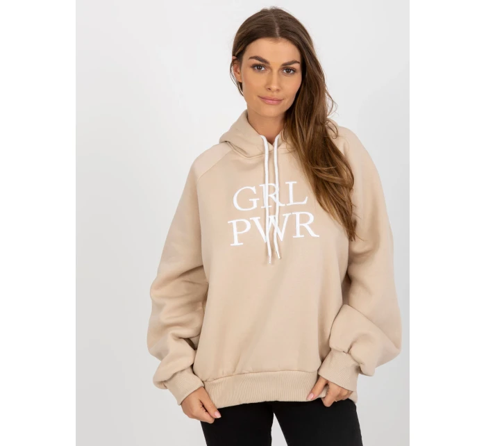 Dámská mikina EM BL 651 2.14X béžová - FPrice Dámská mikina EM BL 651 2.14X béžová - FPrice