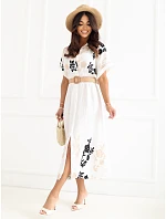 Sukienka IR SK  biało czarny model 22109812 - FPrice