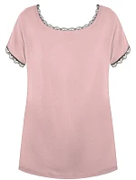 Dámský pyžamový vršek MARGOT PG 71 růžový - Nipplex