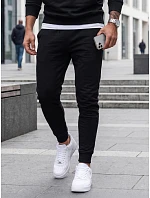 FashionStreet černá pánská tepláková souprava AX0694 FashionStreet černá pánská tepláková souprava AX0694