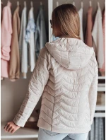 Dámská přechodná prošívaná bunda béžová Dstreet model 21986898 - FashionStreet