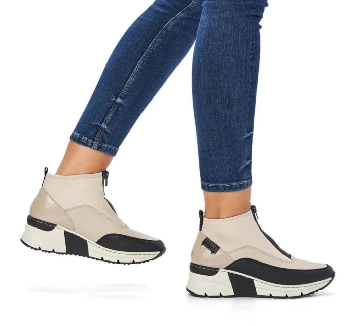 Rieker W RKR608 béžová kotníčková obuv