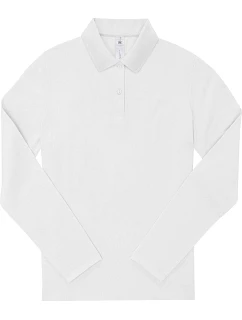 B&C My Polo 180 LSL /women Dámské piqué polo s dlouhým rukávem model 22484485 white