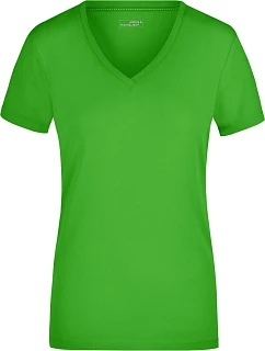 Daiber JN 928 Dámské elastické tričko s výstřihem do V 02.0928 lime green