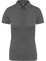 K 263 Dámské žerzejové polo model 22507234 grey heather - Kariban K 263 Dámské žerzejové polo model 22507234 grey heather - Kariban