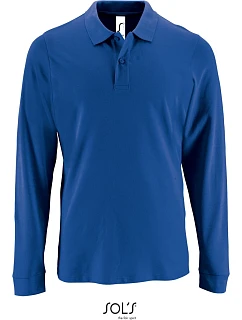 SOL'S Perfect LSL Men Pánské piqué polo s dlouhým rukávem 25.2087 royal blue