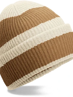 Beechfield B 391R Pletená čepice "Color Block" 53.391R vanilla/biscuit