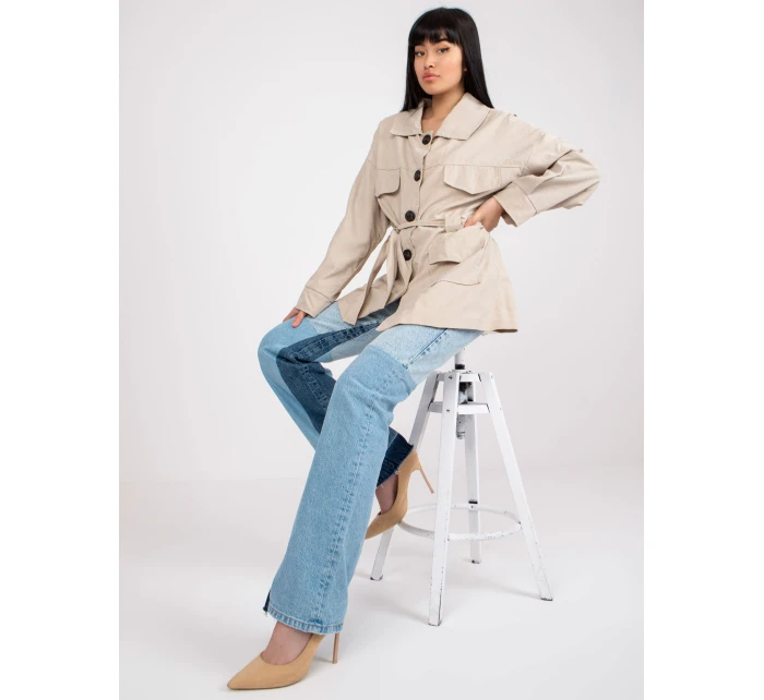 Płaszcz EM PL model 21898737 beżowy - FPrice