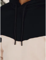 Pánská základní mikina s kapucí černá model 21985926 - Dstreet