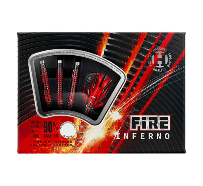 Šipky Harrows Fire Inferno 90% Softip HS-TNK-000016009