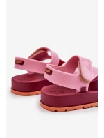 Dětské sandálky na suchý zip vonící ZAXY LL385001 růžové