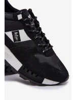 Zateplené pánské sneakers na platformě Lee Cooper LCJ-25-03-3378M černé