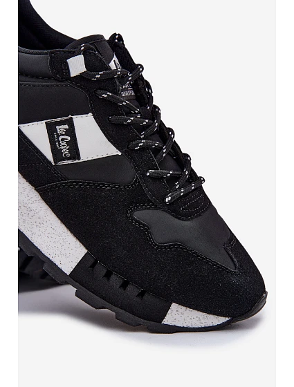 Zateplené pánské sneakers na platformě model 21693934 černé - Lee Cooper Zateplené pánské sneakers na platformě model 21693934 černé - Lee Cooper
