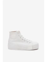 Dámské Tenisky Na Platformě Big Star model 21695254 Bílé - Big Star Shoes Dámské Tenisky Na Platformě Big Star model 21695254 Bílé - Big Star Shoes