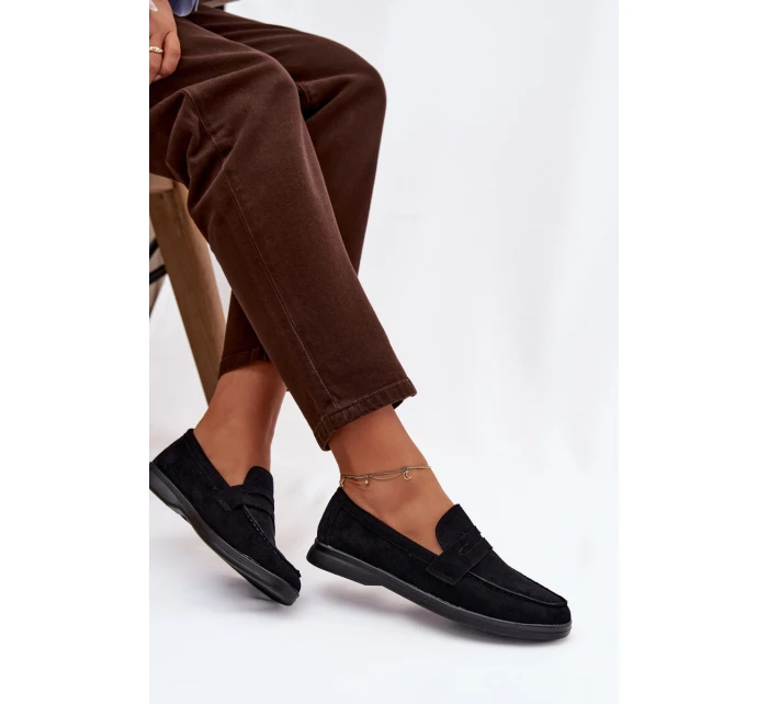 Dámské z eko semiše černé model 21900403 - Boto Dámské z eko semiše černé model 21900403 - Boto