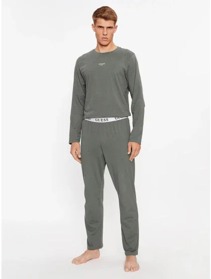 Pánské pyžamo  šedé  model 19048946 - Guess