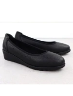 Dámské kožené nazouvací boty černé model 21905488 - Rieker