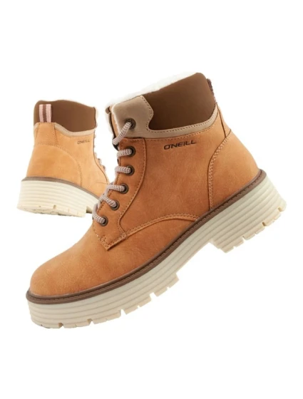 Boty O'neill winter trappers dámské kotníkové boty zateplené módní hnědé dámské
