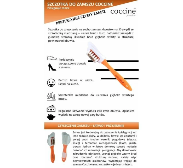 Kartáč na čištění semiše Coccine DA0234