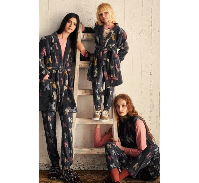 Vamp - Dámský pyžamový set s vestou 17927 - Vamp Vamp - Dámský pyžamový set s vestou 17927 - Vamp