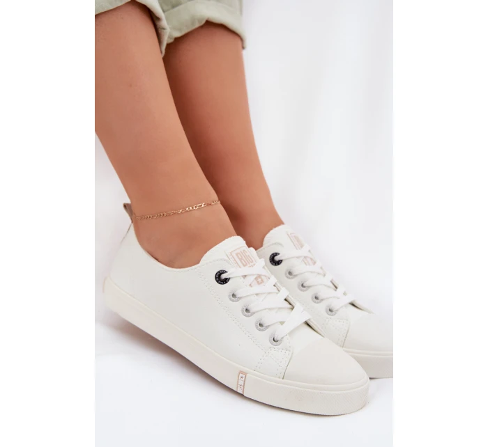 Dámské tenisky z eko kůže Big Star TT274023 Bílé Dámské tenisky z eko kůže Big Star TT274023 Bílé