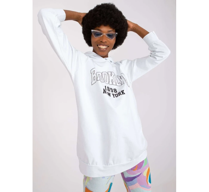 Dámská mikina-DHJ-BL-15658.35-bílá