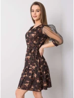 Šaty LK SK 508378.31P černá a béžová