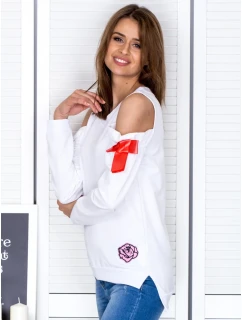 Mikina PL BL model 14830269 bílá - FPrice