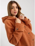 Dámský kabát RV PL 8449.98P tmavě oranžový Dámský kabát RV PL 8449.98P tmavě oranžový