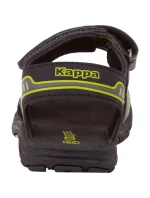 Dětské sandály K Černá se zelenou model 18758570 - Kappa Dětské sandály K Černá se zelenou model 18758570 - Kappa