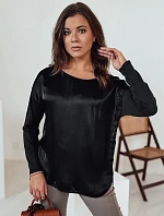 SILKINEA dámská oversize halenka s přívěskem černá FashionStreet RY2668