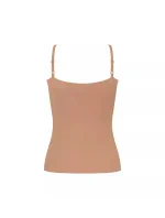 Dámský top ZERO Feel 2.0 Spaghetti Top - BROWN - hnědý 00CM - SLOGGI