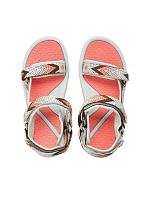 Lee Cooper dámské boty na suchý zip sandály na léto plážové světle šedé růžové dámské