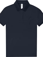 B&C My Polo 210 /women Dámské piqué polo z těžké bavlny 01.W463 navy pure
