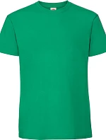 Fruit of the Loom Iconic 195 T Pánské těžké tričko 16.1422 kelly green