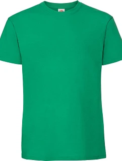 Fruit of the Loom Iconic 195 T Pánské těžké tričko 16.1422 kelly green