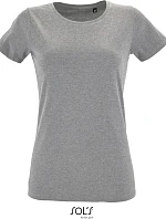 SOL'S Regent Fit Women Dámské tričko "Slim Fit" 25.2758 grey melange