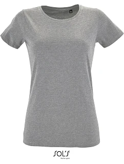 SOL'S Regent Fit Women Dámské tričko "Slim Fit" 25.2758 grey melange