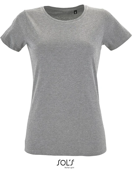 SOL'S Regent Fit Women Dámské tričko "Slim Fit" 25.2758 grey melange SOL'S Regent Fit Women Dámské tričko "Slim Fit" 25.2758 grey melange
